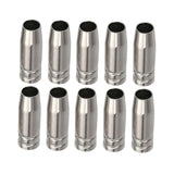 Maxbell 10 Pieces 15AK Welding Torch Nozzle Replace Professional 14AK Conical Nozzle