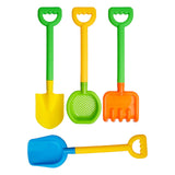 Maxbell 4x Kids Beach Tools Educational Sturdy Beach Spades for Summer Beach Outdoor