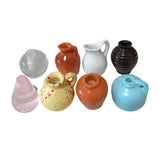 Maxbell 8x Mini Vase Fridge Magnets Funny Home Decor Decorative Refrigerator Magnets 3cm to 4cm Style B