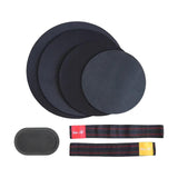 Maxbell Drum Mute Pads Drum Dampers for Instrument Supplies Beginners Indoor Outdoor 2 Cymbal Mute Pad