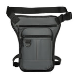 Maxbell Thigh Drop Leg Bag Motorcycle Trendy Sport Pack for Outdoor Riding Traveling Gray