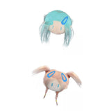 Maxbell 2pcs Doll Head Keychains Party Favor Hanging Charms Bag Charms for Handbag