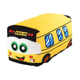 Maxbell Plush School Bus Decorative Home Decor Cushion for Living Room Study Bedroom yellow 35cm