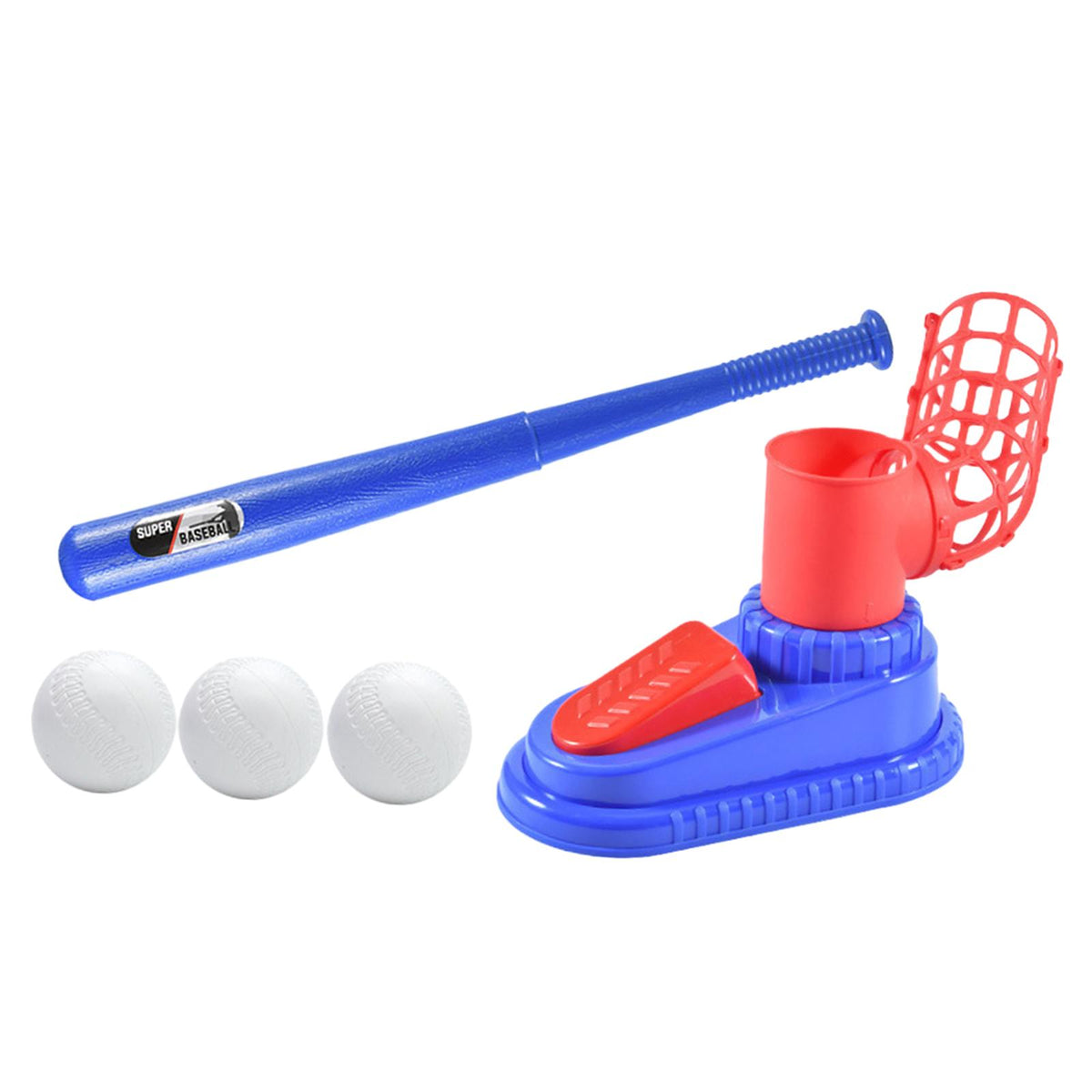 Maxbell Self Pitching Machine Baseball Practice Toy Baseball Batting Machine for Boy