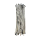 Maxbell 100Pcs Chain Link Fence Ties Metal Tie Wires for Farm Garden Easy to Install 10.5 Inch