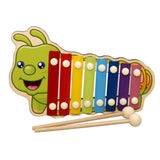 Maxbell Maxbell Wooden Toy Animal Octave 8 Tones Knock Xylophone Piano Ball Hammering Caterpillar