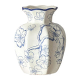 Maxbell Chinese Ceramic Flower Vase Home Decor Plant Holder for Office Wedding Table Plum Bossom 8cmx15cm