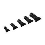 Maxbell Aquarium Duckbill Nozzle Compact Lightweight Sturdy Water Outlet Pipe Nozzle Black 5pcs