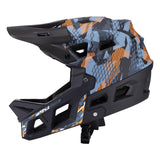 Maxbell Full Face Bike Helmet Ventilation Protection Gear Bicycle Helmet for Outdoor Dark Blue