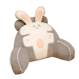 Maxbell Back Rest Pillow for Sitting Lovely Reading Pillow for Living Room Couch Grey