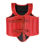 Karate Chest Protector for Adults Rib Shield for Sanda Heavy Punching Boxing Red