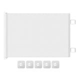 Maxbell Retractable Pet Gate Barrier Protector for Stairways Backyard Outdoor Indoor M