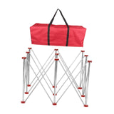 Maxbell Folding Workstand Multifunctional Desk Support Stand for Home Office Outdoor 9 Leg