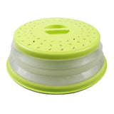 Maxbell 2 in 1 Collapsible Microwave Cover Foldable Nonslip Colander Strainer Yellow - Aladdin Shoppers