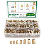 Maxbell 1000Pcs Rivet Nut Tool Kit Durable for Refrigeration Automobiles Instruments