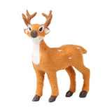Maxbell Christmas Reindeer Figurine Gift Christmas Decoration for Yard Porch Bedroom 15CM