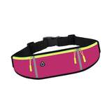 Maxbell Running Belt Fanny Pack Lightweight Quick Release Adjustable Strap Phone Bag Rose Red