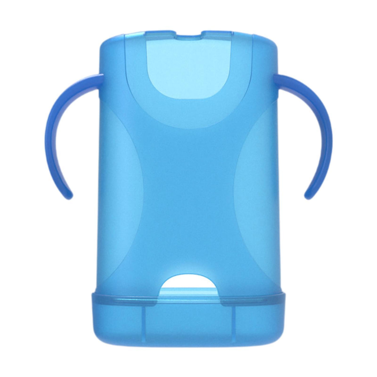Maxbell Squeeze Pouch Holder Easy Grip for Drink Juice Boxes Juice Bags blue