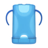 Maxbell Squeeze Pouch Holder Easy Grip for Drink Juice Boxes Juice Bags blue