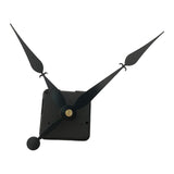 Maxbell Maxbell Clock Movement Mechanism Long Shaft Clock Hands Clock Replacement Parts Black and  Aureate