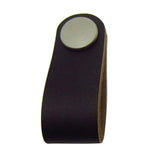 Maxbell 6x Handmade Leather Suitcase Handle Drawer Cabinet Leather Handle Pulls Knob