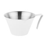 Maxbell Espresso Measuring Cup 100ml Capacity Pouring Cup for Kitchen Restaurant Tea White