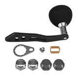 Maxbell Fishing Reel Handle with Fittings Mounted Nuts Repair Rocker Arm Accessories Style B
