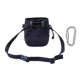 Maxbell Chalk Bag with Adjustable Waist Strap Packaging for Workout Training Fitness Black