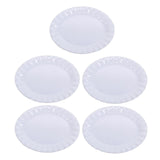 Maxbell 5 Pieces 1:12 Dollhouse Miniature Dish Tray Model Photoprops Dessert Dish