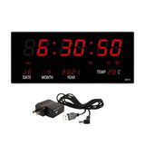 Wall Digital Alarm Clock with Date Week for Kitchen Home Decoration