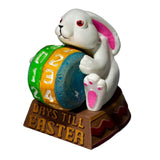Maxbell Rabbit Calendar Easter Ornament Easter Decor Cartoon for Shelf Office Indoor