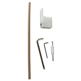 Guitar Bridge Pins Repair Set Lightweight Zinc Alloy Sturdy Maintenance Tool White