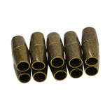 Maxbell 20 Sets Jewelry Findings Leather Cord End Magnetic Clasp Hole Size 4mm