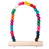 Maxbell Chew Toy Teeth Clean+2 Colorful Swings for Bird Parrot Parakeet Cockatiel Budgie