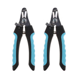 Maxbell 2PCS Pet Dog Cat Alloy Nail Clipper Trimmer for Small Animals Black L
