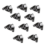 Maxbell 10Pcs Black Cute Coat Shape Charms Pendants Fit Bracelet DIY Jewelry Craft - Aladdin Shoppers