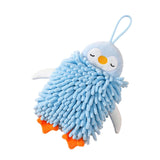 Maxbell Microfiber Hand Towel Quick Dry Small Funny with Hanging Loop Cleaning Cloth blue