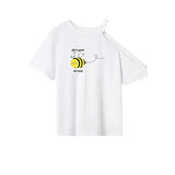 Maxbell Maxbell T Shirt for Women Summer Simple Short Sleeve Top for Beach Camping Commuting M