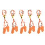 Maxbell Maxbell 5 Pair Soft Corded Earplugs Sleeping Noise Cancelling for Hearing Protection
