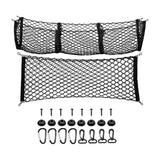 Car Cargo Net Practical Wear Resistant Car Trunk Cargo Net Cargo Storage Net 90x40cm double layer