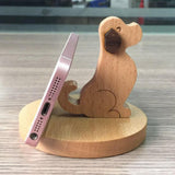 Maxbell 2 Pieces Wooden Phone Stand Cell Phone Holder for iPhone X