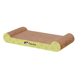Maxbell Cat Scratcher Board Kittens Corrugated Paper Furniture Protector Scratch Bed Green