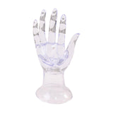 Maxbell Ring Necklace Holder Jewelry Display Holder for Tabletop Dressing Room Shops Clear