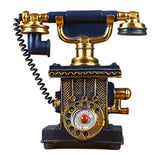 Phone Model Large Creative Resin Vintage Rotary Telephone for Cafe Bar Store C02