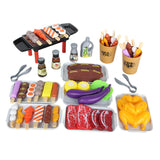 Pretend BBQ Grill for Kids Food BBQ Sets Barbecue Camping Toys for Kids