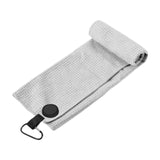 Maxbell Golf Towel with Clip Golfing Gear for Men Women Microfiber Premium Absorbent grey