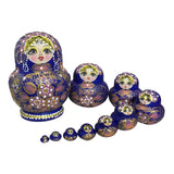 Maxbell Wooden Russian Nesting Dolls Babushka Matryoshka Toys #7 - Aladdin Shoppers