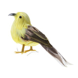 Maxbell Set 2 Artificial Small Bird Realistic ORNAMENTS Feather Taxidermy Tree Decor