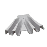 Maxbell Rain Gutter Disperser Effective Downspouts Diverter for Roofs Outdoor Cement White