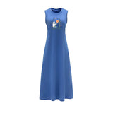 Maxbell Maxbell Women's Long Summer Dress Spring Loose Maxi Dress for Party Holiday Vacation S